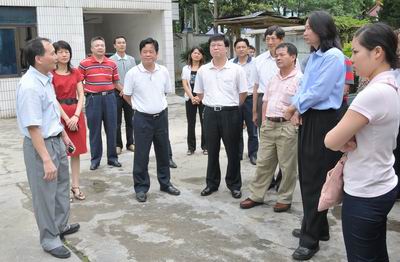 市台商投资企业协会考察我县投资环境