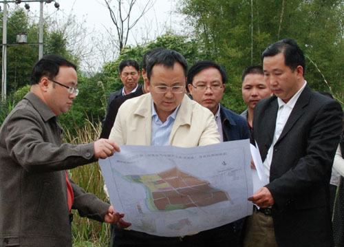 崔建军到寨岗镇调研