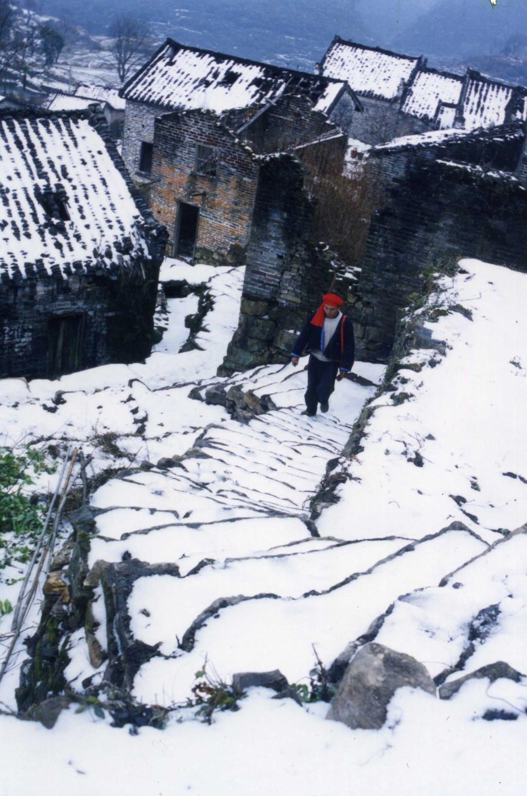 古寨风雪
