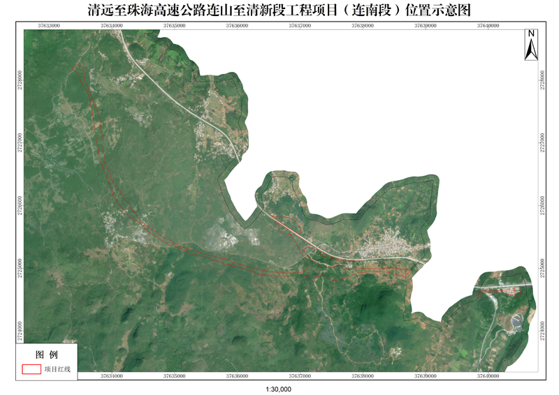 附件:清远至珠海高速公路连山至清新段工程项目(连南段)位置示意图1.jpg
