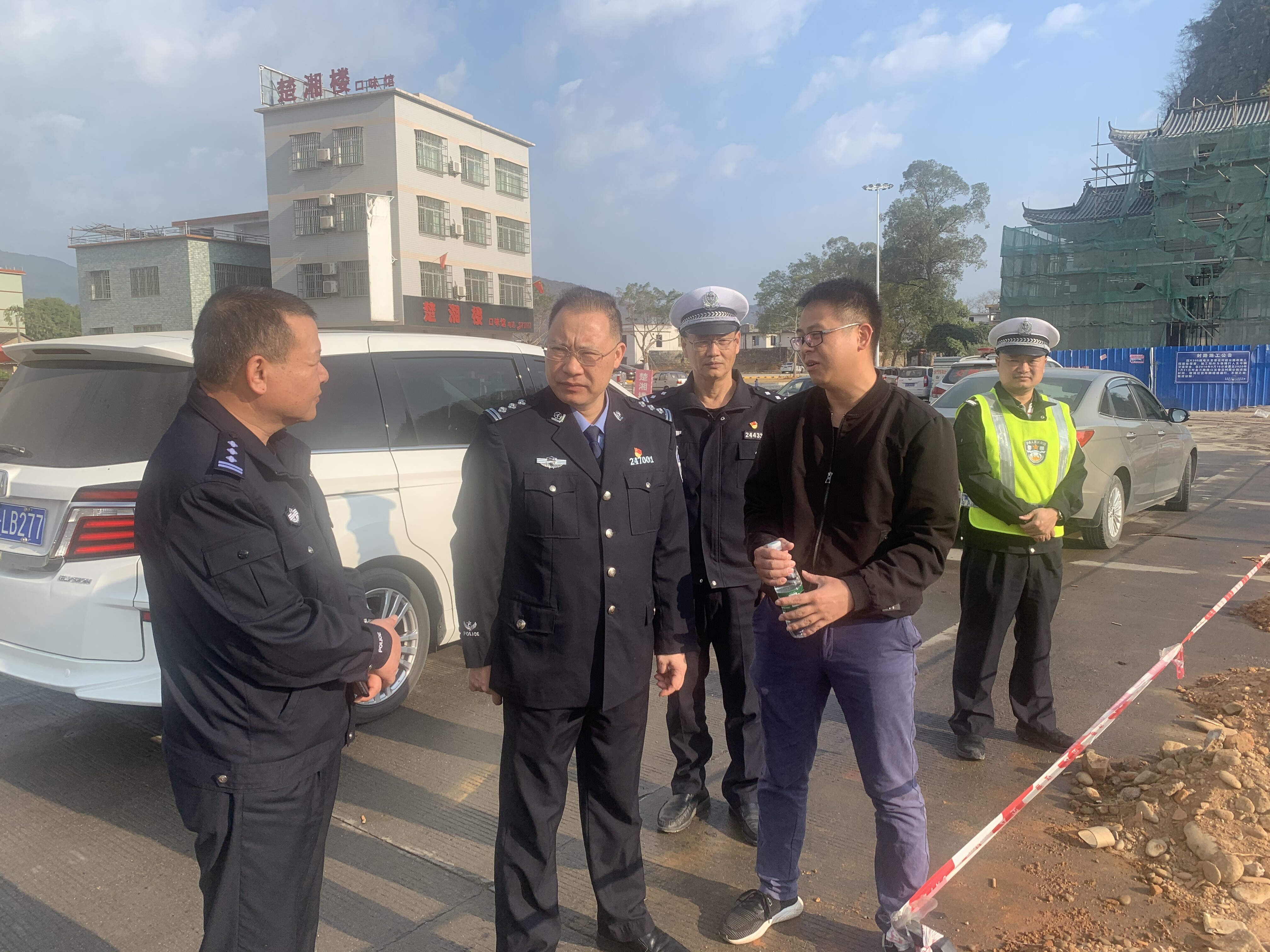 连南县副县长,公安局长黄桂棠督导