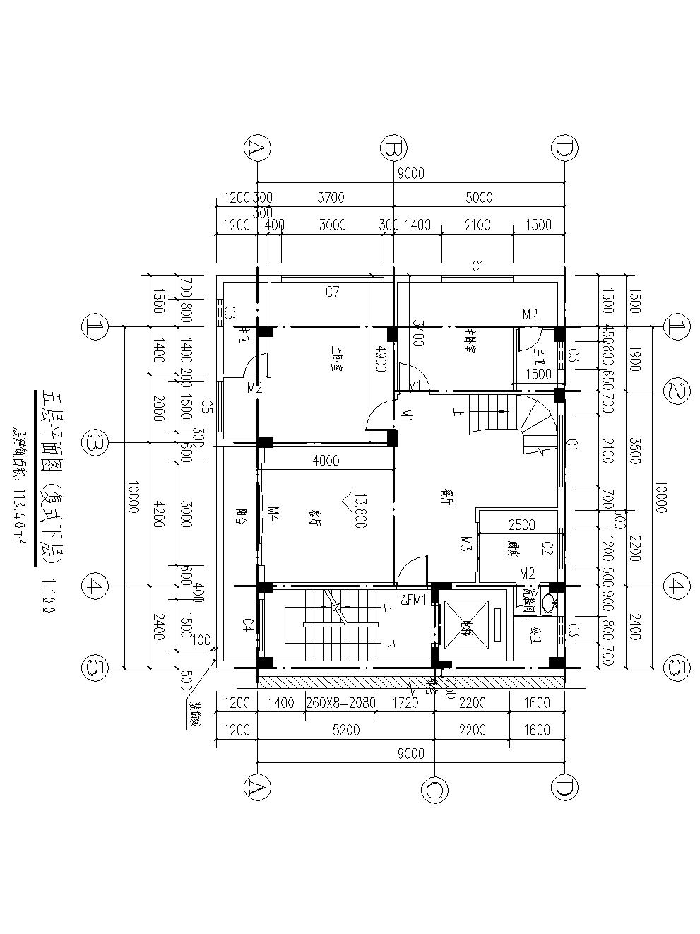 18米长5米宽建房图纸图片